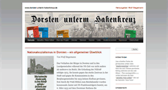 Desktop Screenshot of dorsten-unterm-hakenkreuz.de